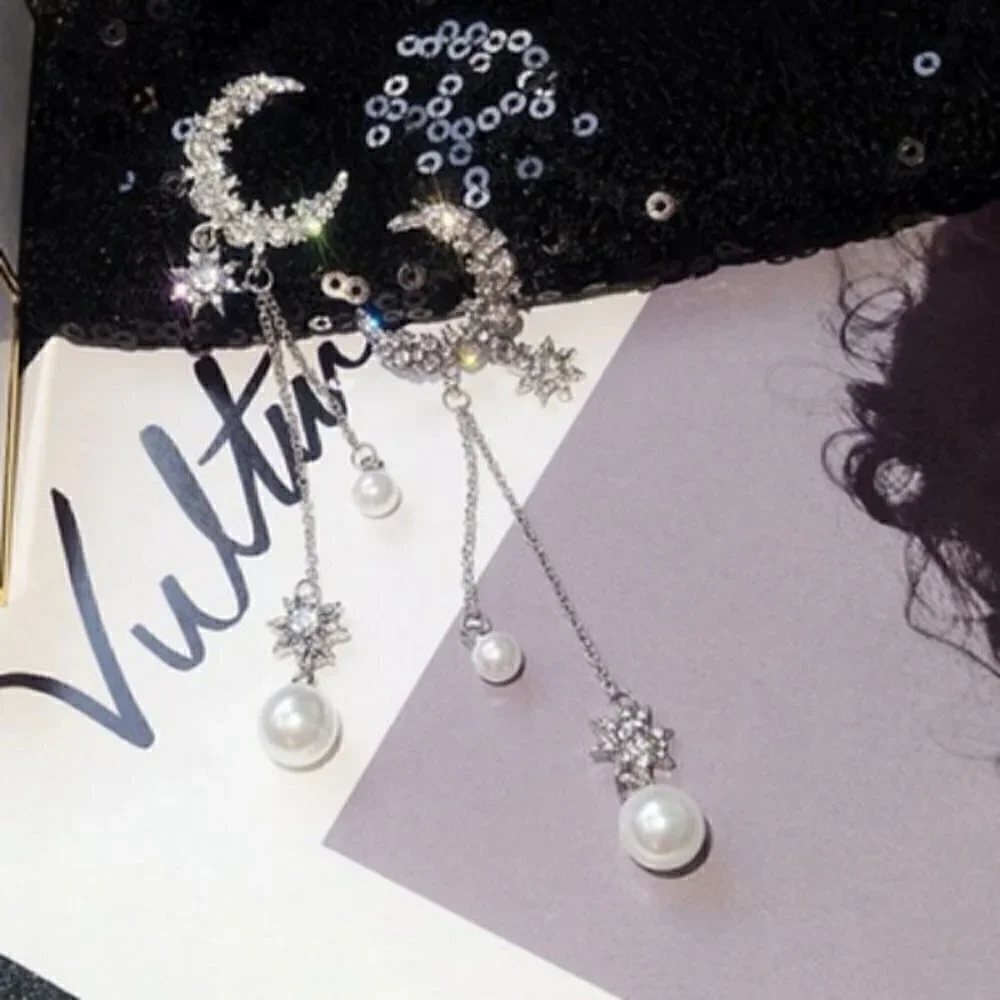 Moon & Styar crystal earrings gypsy jewelry